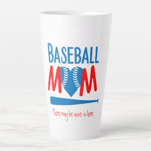 Tasse Latte Maman drôle de baseball