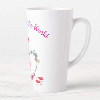 Tasse Latte Maman mignonne et simple
