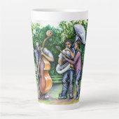 Tasse Latte Maman ne m'a jamais averti des joueurs tuba (Devant)