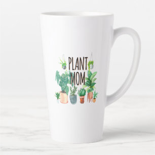 Tasse Latte Maman plante - Jardinage, Cadeau Planter Pour Mama