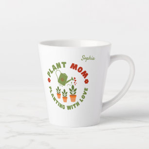Tasse Latte Maman plante Planter Avec Amour Personnalisé