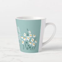 Maman pour être marguerite baby shower floral nouv