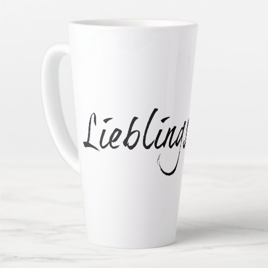 Tasse Latte Maman préférée (Angle gauche)