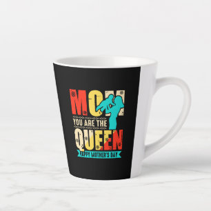 Tasse Latte Maman Tu Es La Reine