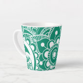 Tasse Latte Mandala 48 de luxe (Angle gauche)