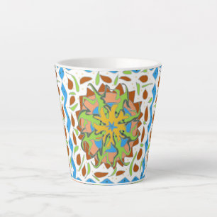 Tasse Latte Mandala de lézard