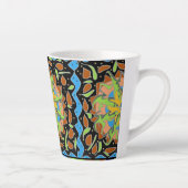Tasse Latte Mandala de lézard (Droite)