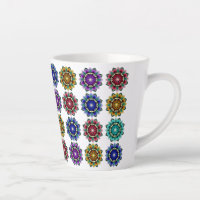Mandala en différentes couleurs