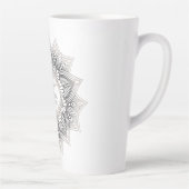Tasse Latte Mandala Lace Mariage Neutrals ID478 (Droite)