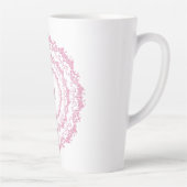 Tasse Latte Mandala, Monogramme. (Droite)