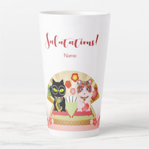 Tasse Latte Maneki Neko Lucky Poiluna