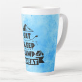 Tasse Latte Manger, Dormir, Camp, Répéter (Angle droit)