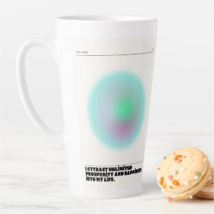 Tasse Latte manifestation d'affirmations quotidiennes