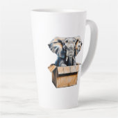 Tasse Latte Manifestement pas fait pour le minimalisme - Eelph (Angle droit)