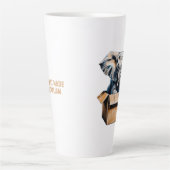 Tasse Latte Manifestement pas fait pour le minimalisme - Eelph (Devant)