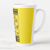 Tasse Latte Manuel d'instruction de chien amusant (Droite)