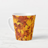 Tasse Latte Maple Leaf Pattern-25877 (Angle gauche)
