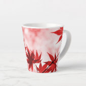Tasse Latte Maple Trees Design Feuille (Angle droit)