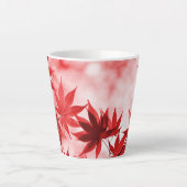 Tasse Latte Maple Trees Design Feuille (Devant)