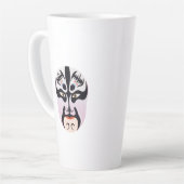 Tasse Latte Maquillage d'opéra de Pékin Zhang Fei (Angle gauche)