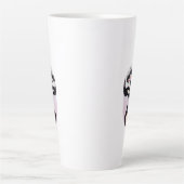 Tasse Latte Maquillage d'opéra de Pékin Zhang Fei (Devant)