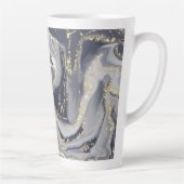 Tasse Latte Marbled Gray, White and Gold (Droite)