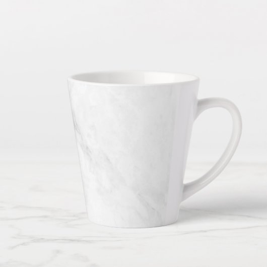 Tasse Latte Marbre Blanc (Droite)