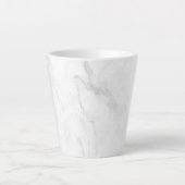 Tasse Latte Marbre Blanc (Devant)