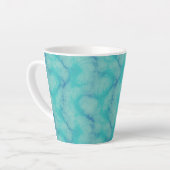 Tasse Latte Marbre turquoise (Angle gauche)