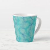 Tasse Latte Marbre turquoise (Angle droit)
