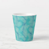 Tasse Latte Marbre turquoise (Devant)