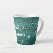 Tasse Latte Marbre vert émeraude (Angle droit)