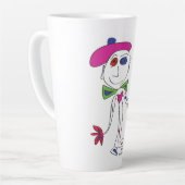 Tasse Latte 'Marcel' - La vie n'est-elle pas ridicule Latte Mu (Angle gauche)
