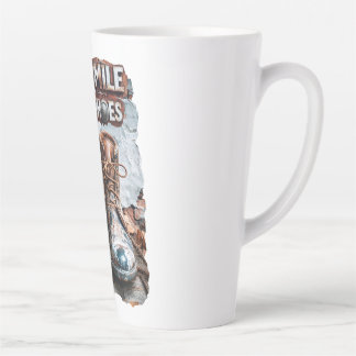 Tasse Latte Marcher à un kilomètre dans mes chaussures - Inspi