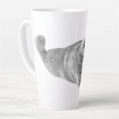 Tasse Latte Marcher dans le silence (Angle gauche)