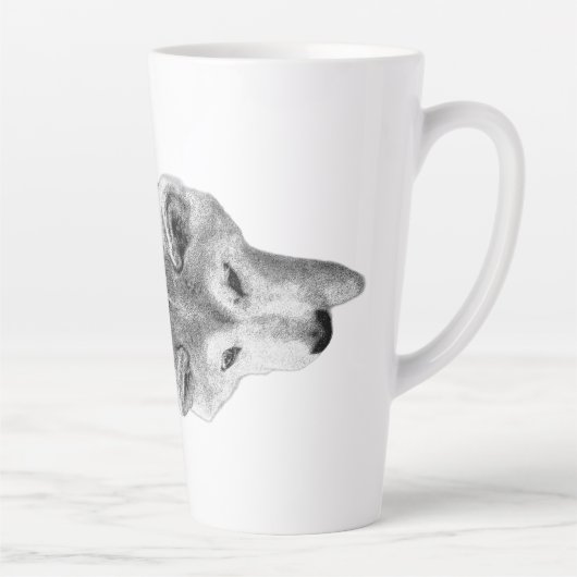 Tasse Latte Marcher dans le silence (Droite)