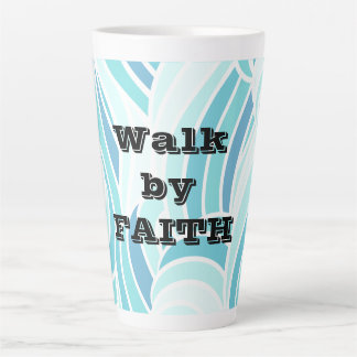 Tasse Latte Marcher par Faith Water Design