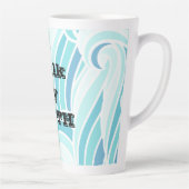 Tasse Latte Marcher par Faith Water Design (Droite)
