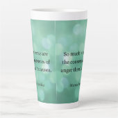 Tasse Latte Marcus Aurelius : Conquérir la colère, Trouver la  (Devant)