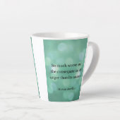 Tasse Latte Marcus Aurelius : Conquérir la colère, Trouver la  (Angle droit)