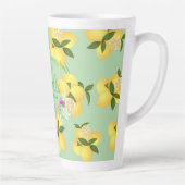 Tasse Latte Mariage Anniversaire Citron Vert (Droite)