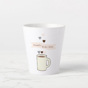 Tasse Latte Mariage civil sous le thème du café