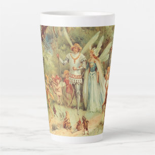 Tasse Latte Mariage de Thumbelina et du Prince, Contes de Fées