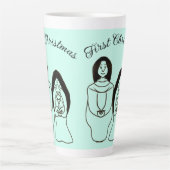 Tasse Latte Marie et Joseph Premier Noël (Devant)