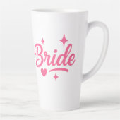 Tasse Latte Mariée Néon Rose (Droite)