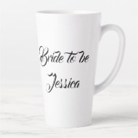 Mariée pour être noir Elegant Script Cadeaux Maria