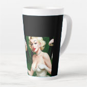 Tasse Latte Marilyn champignon plaisir maison déco unique (Angle droit)