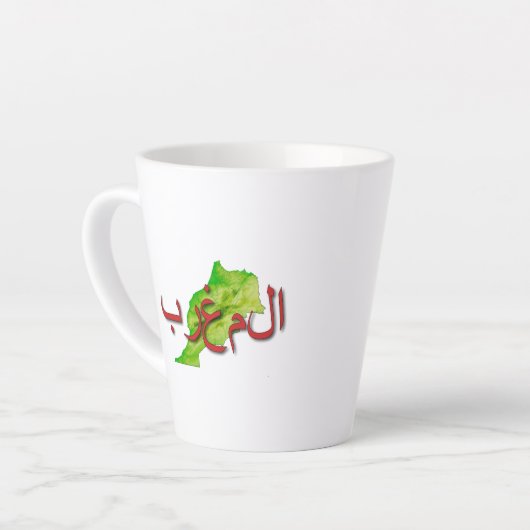 Tasse Latte Maroc (Angle gauche)