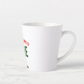 TASSE LATTE MARQUE BLANCHE MODERNE ET PERSONNALISABLE VÉRIFIÉE (Droite)
