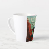 Tasse Latte Mars Olympus Mons Système solaire Volcano le plus  (Angle gauche)